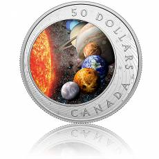 Silbermünze 5 oz Solar System - Sonnensystem 2021