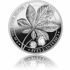 1 Unze Silber Chestnut - Kastanie Germania Mint 5 Mark PP 2021