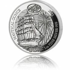 1 Unze Silbermünze Proof Ruanda Nautical Ounce Serie -  Sedov 2021