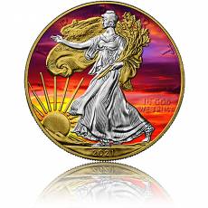 1 oz Silbermünze American Eagle Sunset 2021