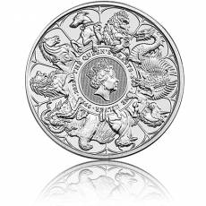 2 Unzen Silber Queens Beasts Completer Coin 2021