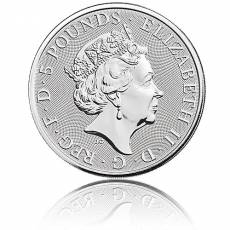 2 Unzen Silber Queens Beasts Completer Coin 2021