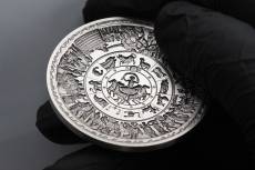 Silbermünze 2 oz Achilles Schild gewölbt 2021