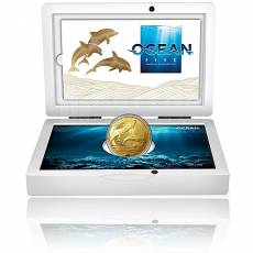 Goldmünze 1 oz Ocean Five Delfin PP 2021