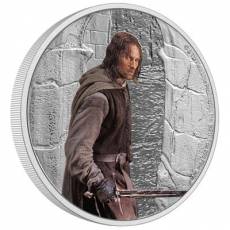 1 oz Silbermünze Der Herr der Ringe Classic - Aragorn 4. Motiv 2021