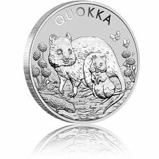 Silbermünze 1 oz Australian Quokka - Kurzschwanzkänguru 2021