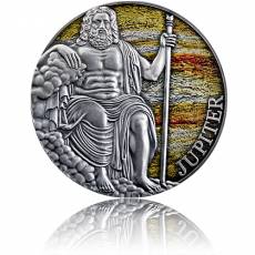 Silbermünze 3 oz Planeten und Götter Jupiter 2021