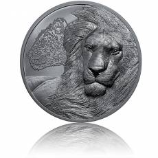 Silbermünze 2 oz Growing Up Lions Black Proof 2021