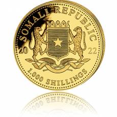 Somalia Elefant 1 Unze Gold (2022)