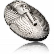 3 oz Silber Maske des Tutankhamun 3 D Shaped 2022