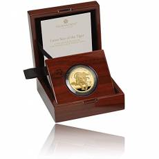 Goldmünze 1/4 oz Lunar Tiger United Kingdom PP 2022