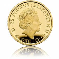 Goldmünze 1/4 oz Lunar Tiger United Kingdom PP 2022