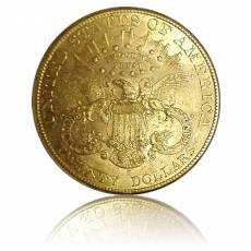 Goldmünze 20 Dollars Liberty Head 1889