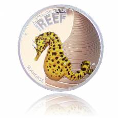 Sea Life Sea Horse 1/2 Oz Silber + Box + Zertifikat