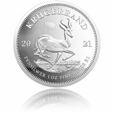 Silbermünzen - Satz 1 oz Big Five II Elefant + Krügerrand 2021