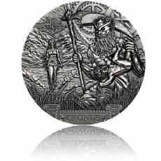 Silbermünze 3 oz Titan Cronus Antik Finish 2021