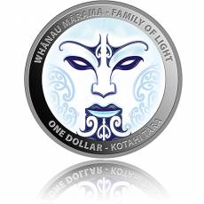 Silbermünzen Satz 2x1 oz Whanau Marama-Familie des Lichtes 2021