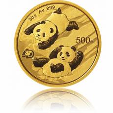 China Panda 30 gramm Gold 2022