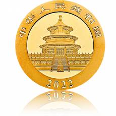 China Panda 15 gramm Gold 2022