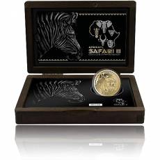Goldmünze 1 oz African Safari II Zebra PP 2022