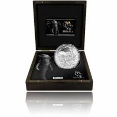 Silbermünze 1 kg African Safari Elefant PP 2022