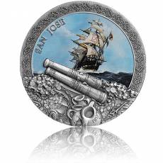 Silbermünze 2 oz Shipwrecks in History San Jose 2022