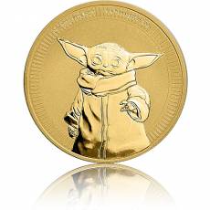 1 Unze Goldmünze Star Wars The Mandalorian Grogu - Baby Yoda 2021