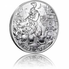 1 oz Silber Medieval Legends Medieva Pied Piper Round 2021