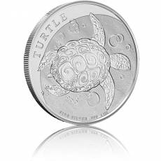 Silbermünze 1 oz Niue Turtle Schildkröte 2022
