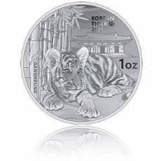 1 Unze Silbermünze Südkorea Tiger 2021