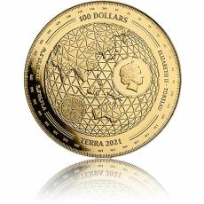 Goldmünze 1 oz Terra Tokelau Proof Like 2021