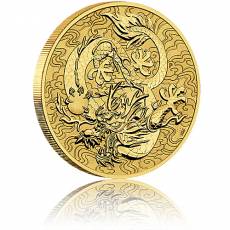 1 Unze Goldmünze Australien Perth Mint Drache 2022