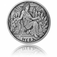 Silbermünze 1 oz Gods of Olympus Hera Antik Finish 2022