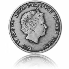 Silbermünze 1 oz Gods of Olympus Hera Antik Finish 2022