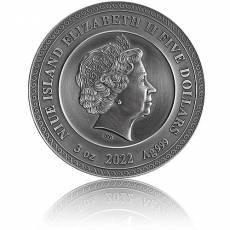 3 oz Silbermünze Helios - Face of the Sun 2022