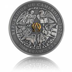 3 Unzen Silbermünze Whore of Babylon Apocalypse - Antik Finish 2022