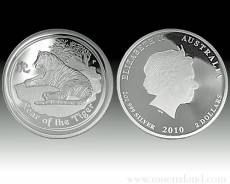 Australien Lunar Tiger  3-Coin Set Silber (2010)
