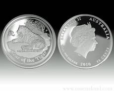 Australien Lunar Tiger  3-Coin Set Silber (2010)