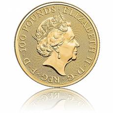 1 Unze Goldmünze Tudors Beasts Lion of England 2022