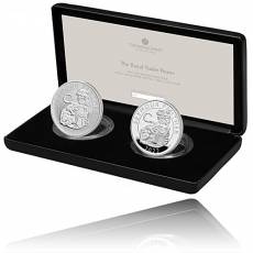 Silberset 2 x 1 oz Tudor Beasts Seymour Panther Proof & Reverse Proof 2022