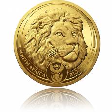Goldmünze 1/4 oz Big Five II Löwe PP 2022