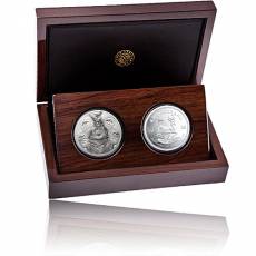 Silbermünzen - Satz 1 oz Big Five II Löwe + Krügerrand 2022