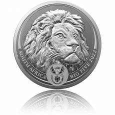 Silbermünzen - Satz 1 oz Big Five II Löwe + Krügerrand 2022