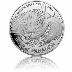 Silbermünze 1oz Bird Of Paradise Papua New Guinea 2022