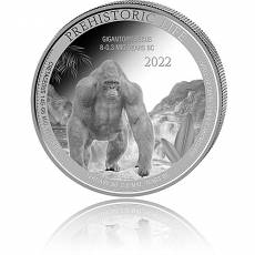 1 Unze Silbermünze Prehistoric Life Gigantopithecus 2022