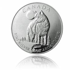 1 Unze Silber Canada Wolf-Wildlife Serie 2011