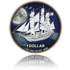 Silbermünze 1 oz Bounty - Ankunft Pitcairn 2022