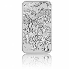 1 oz Silbermünze Perth Mint Rectangular Dragon 2022