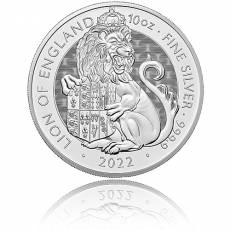 10 Unzen Silbermünze Tudor Beasts Lion 2022