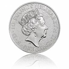 10 Unzen Silbermünze Tudor Beasts Lion 2022